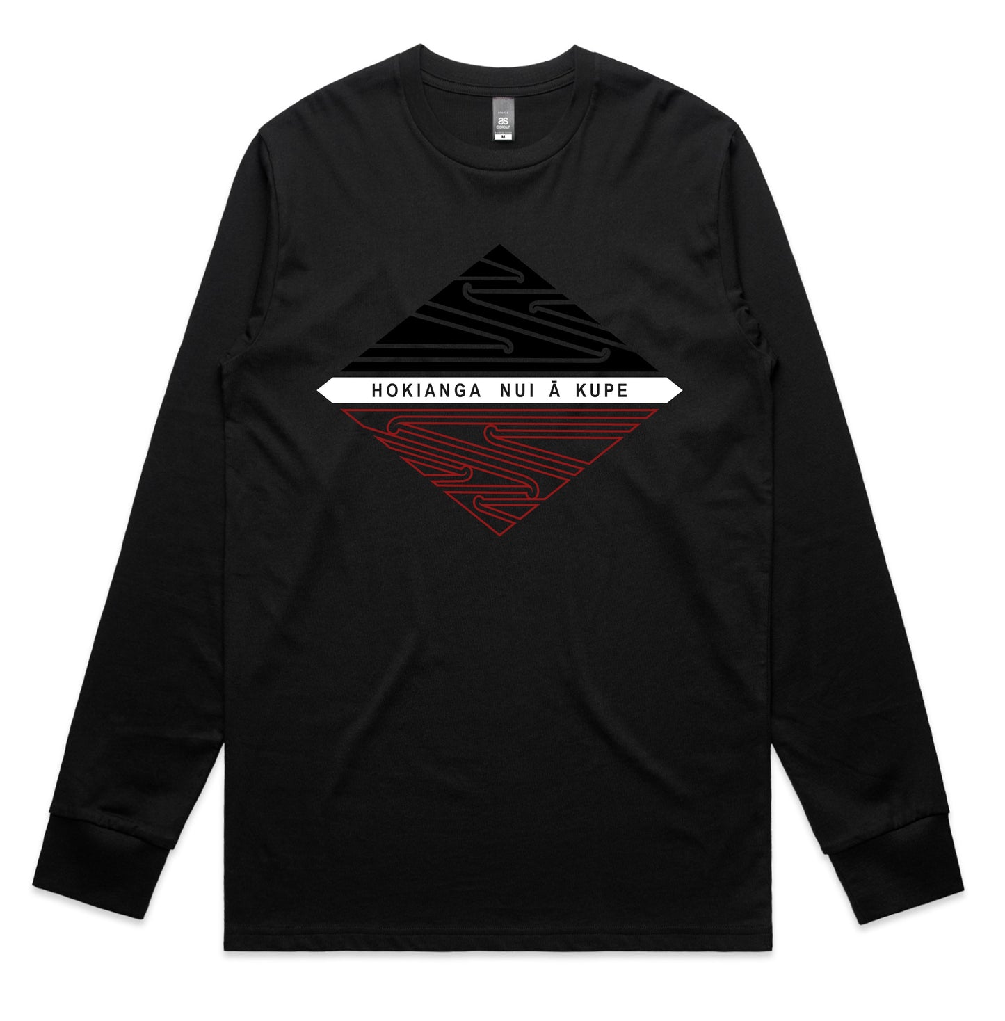 KUPE LONG SLEEVE TEES (BLK BONE and POUNAMU)