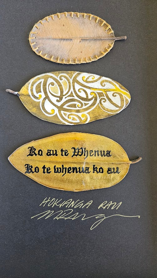 KO AU TE WHENUA, KO TE WHENUA KO AU - SET OF 3 RAU