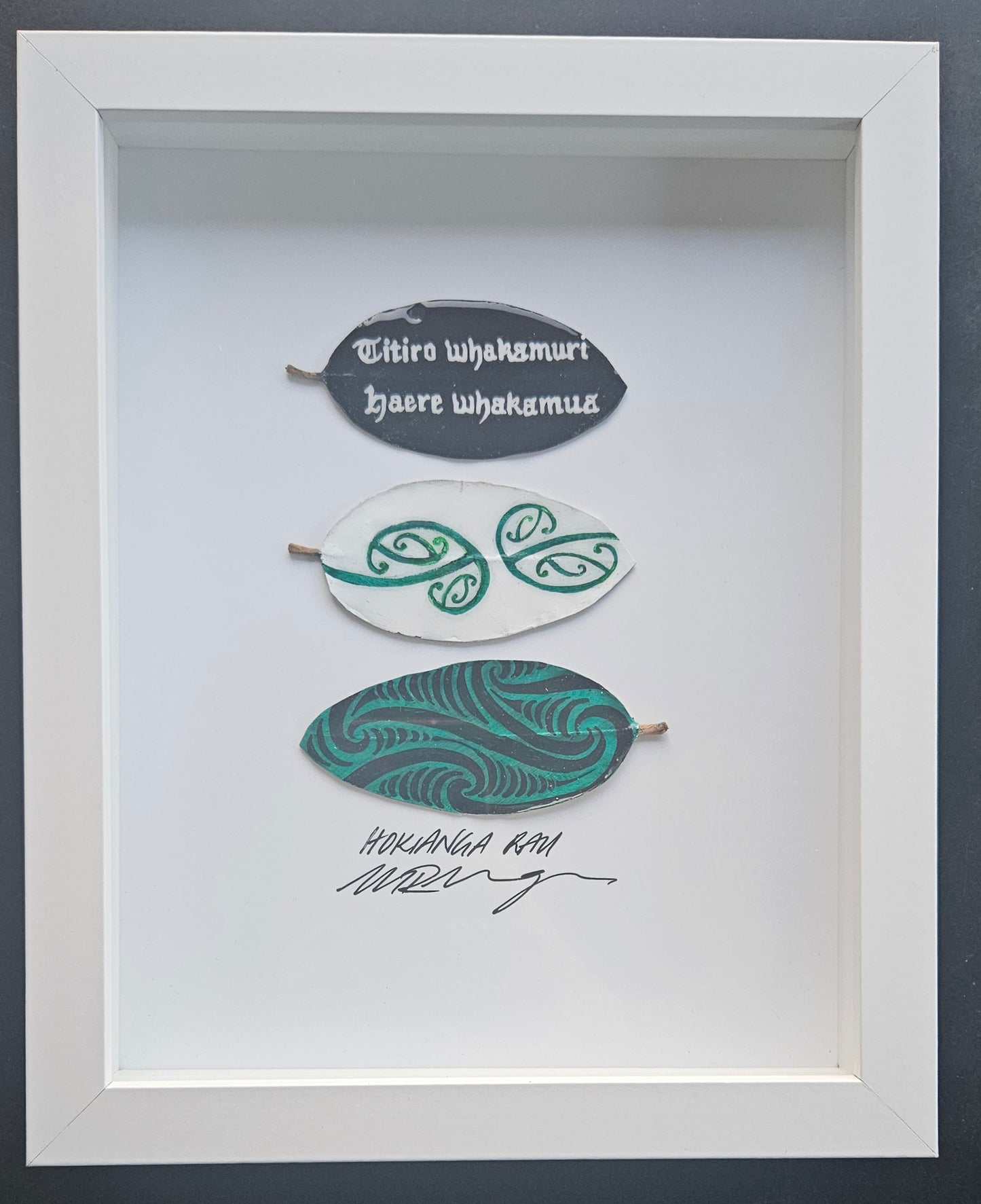 TITIRO WHAKAMURI, HAERE WHAKAMUA -SET OF 3 RAU