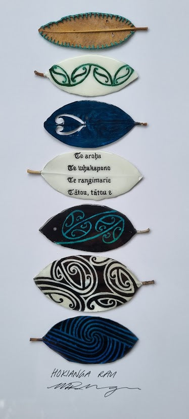 TE AROHA... - SET OF 7 RAU